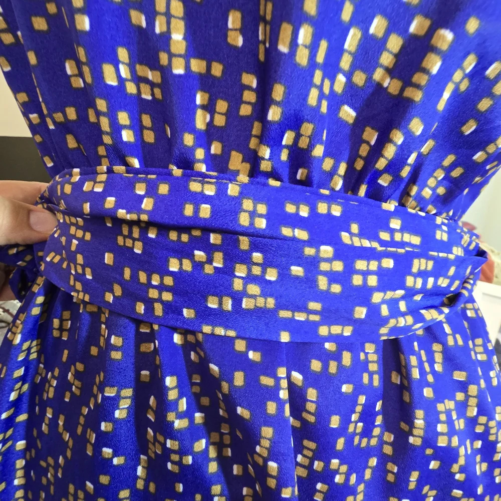 Mossimo Blue Patterned Mini Dress - Picture 3 of 3